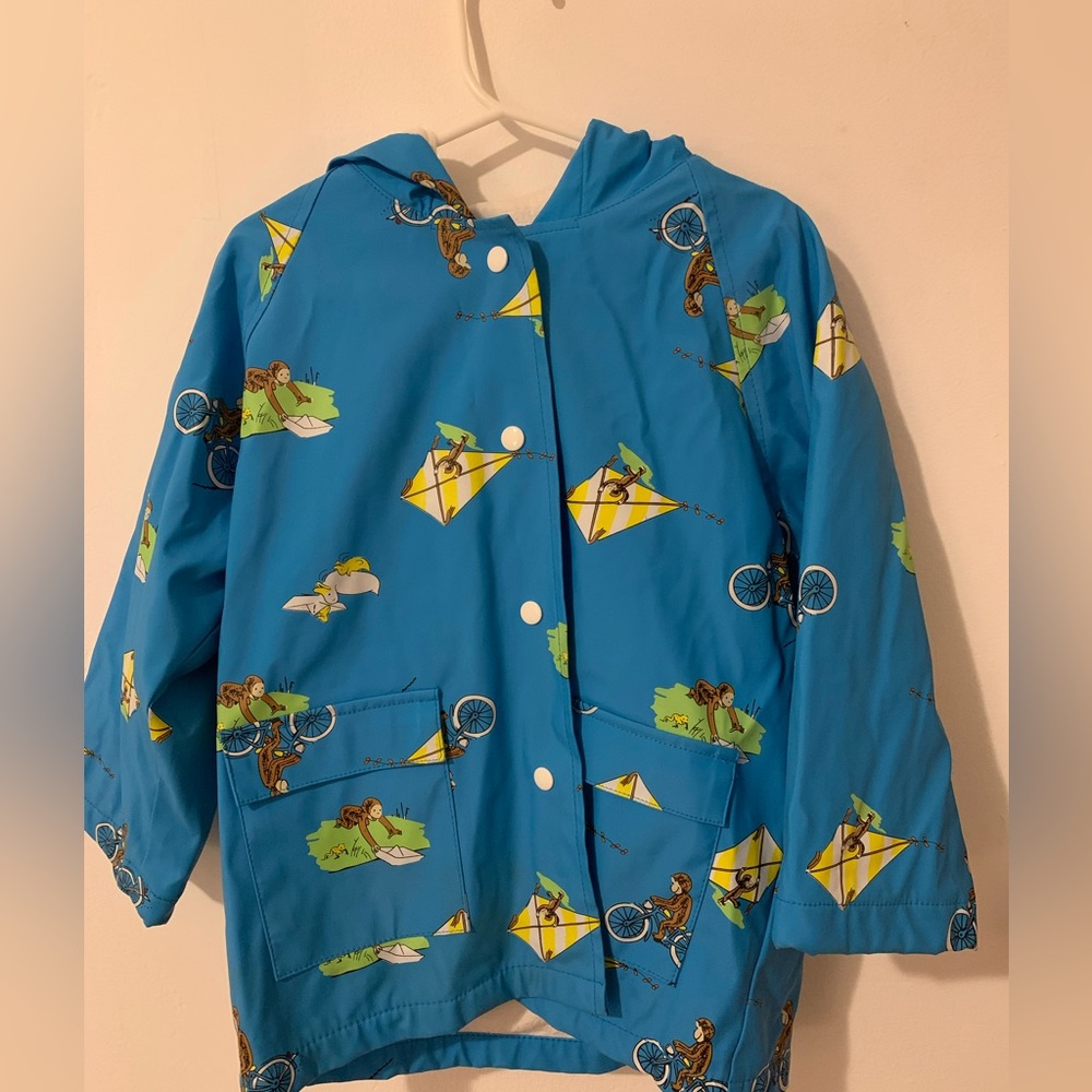 Curious George 3T raincoat